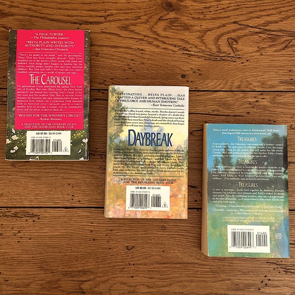 Belva Plain Romance Novel Lot - 3 Paperback Books - Picture 2 of 6